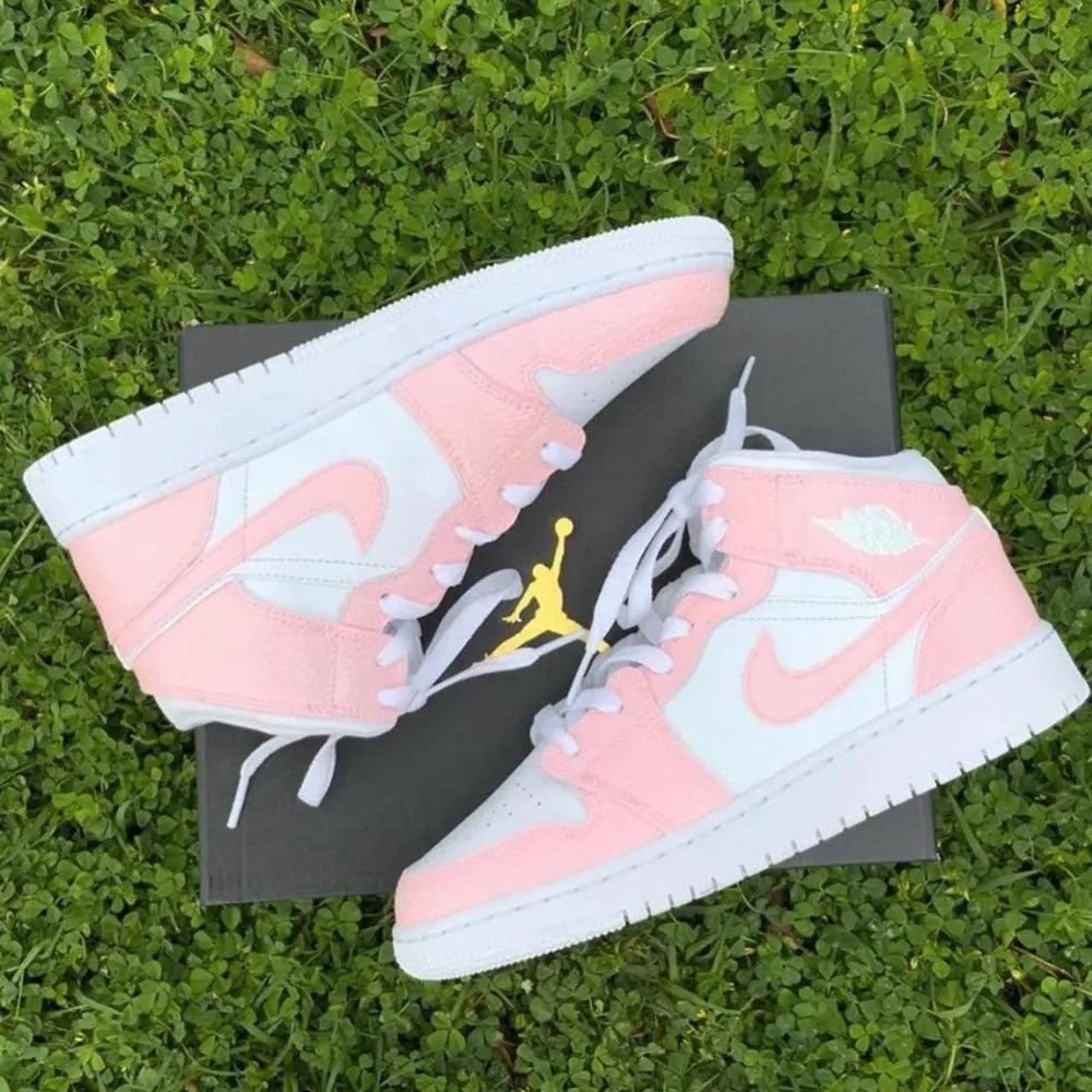 Custom Jordans Baby Pink