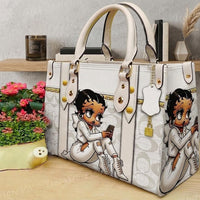 Product Title
Cute Betty Boop Printed White Leather Tote Bag Large Capacity Women's Fashion Multi-Pocket Shoulder Handbag Durable Daily Carry Bag, Perfect Match Custom Air Force 1 Custom Sneakers