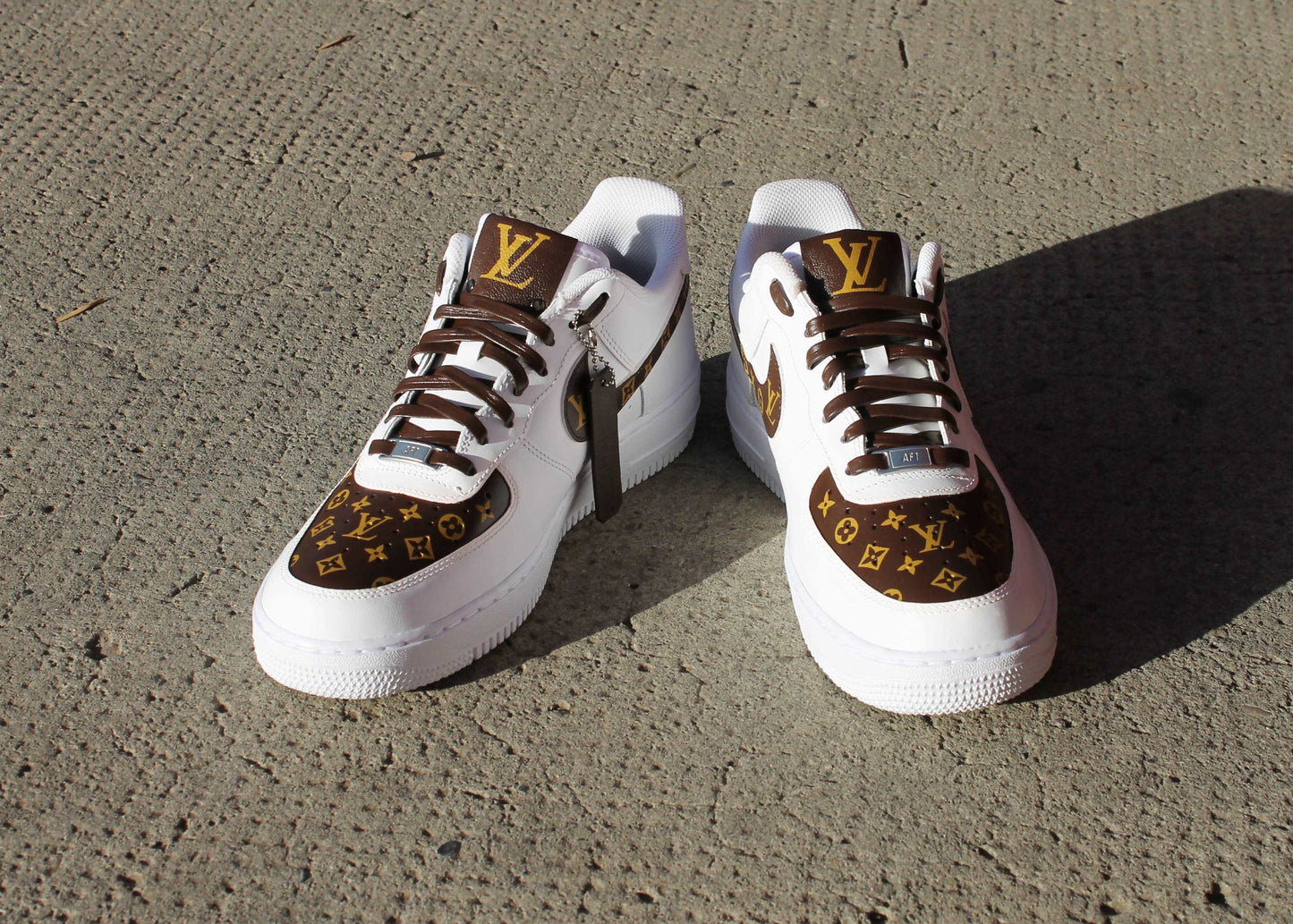 Nike Air Force 1 Shadow Blanco Negro Personalizado