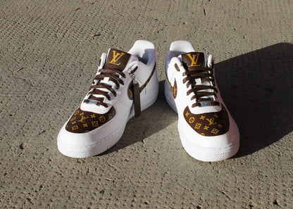 Nike Air Force 1 Shadow Blanco Negro Personalizado