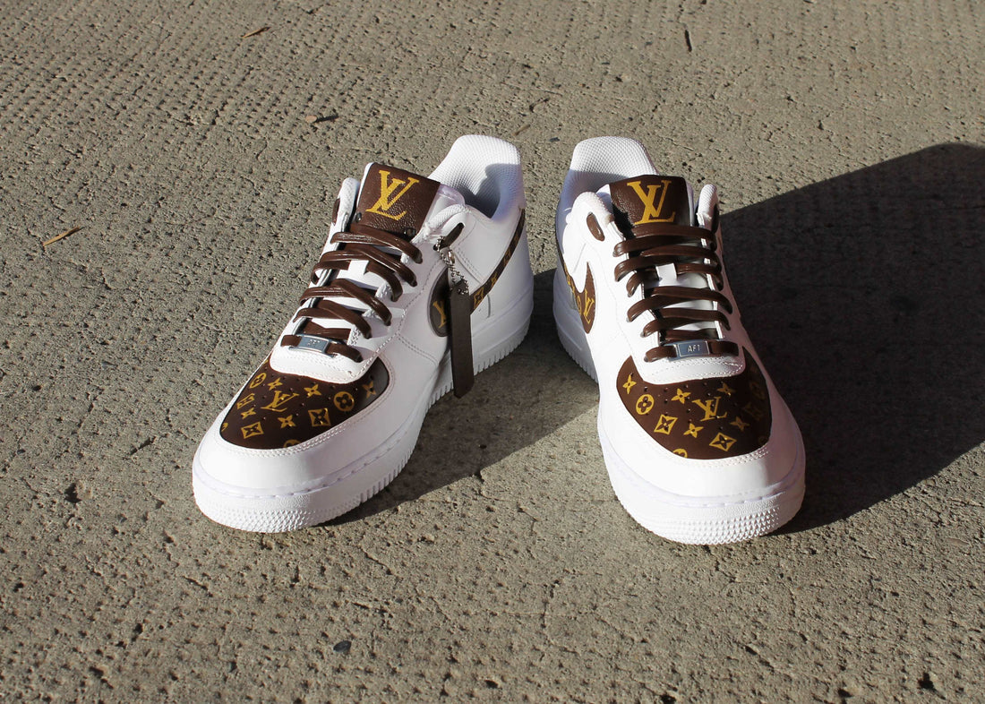 Real Color LV Custom Air Force 1