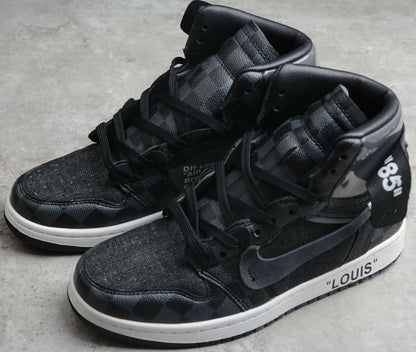 Nike Air Force 1 Shadow Weiß Schwarz Custom