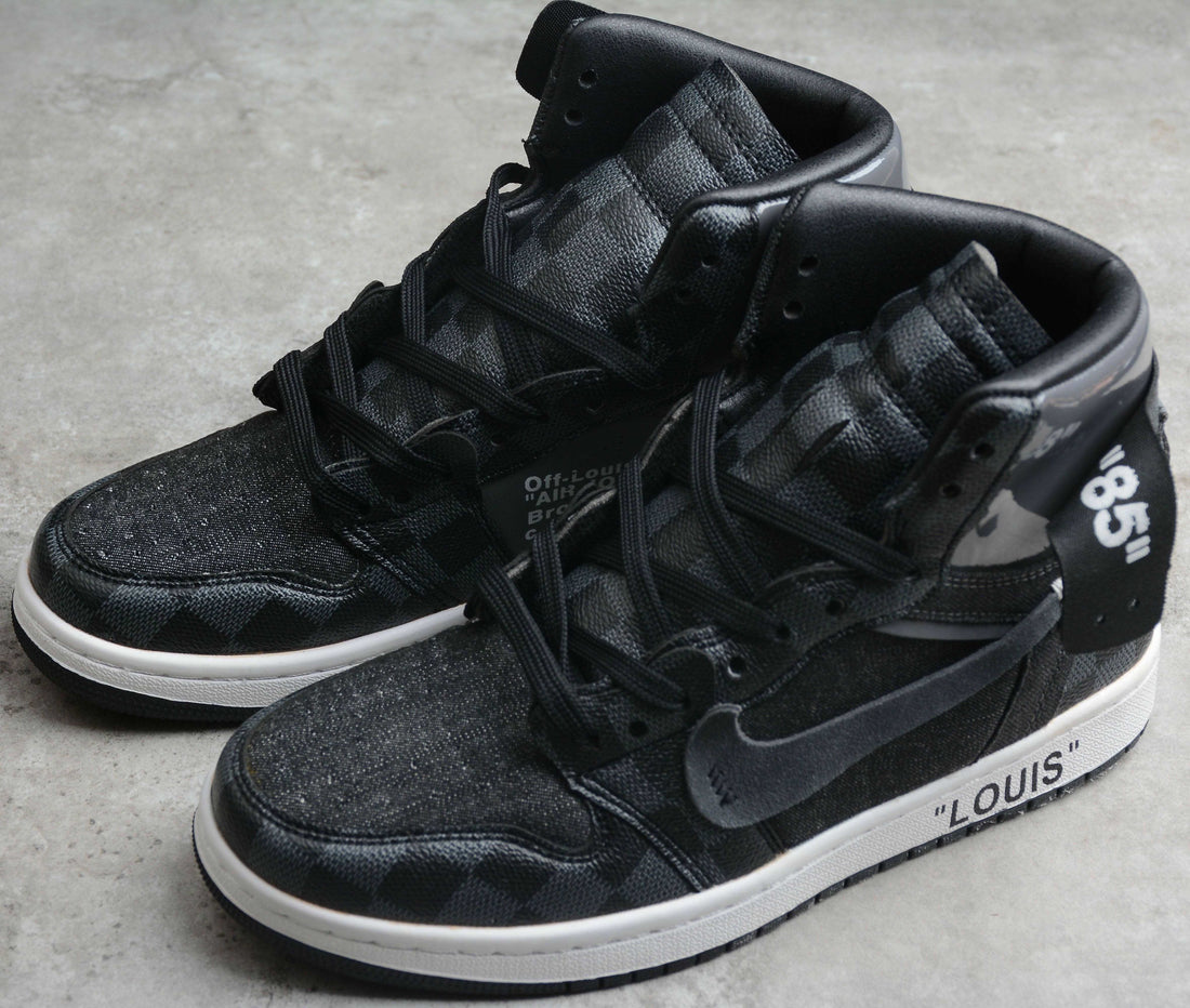 Nike Air Force 1 Shadow Blanco Negro Personalizado
