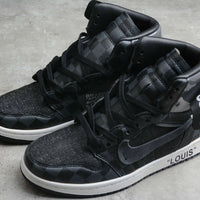 Nike Air Force 1 Shadow Blanco Negro Personalizado