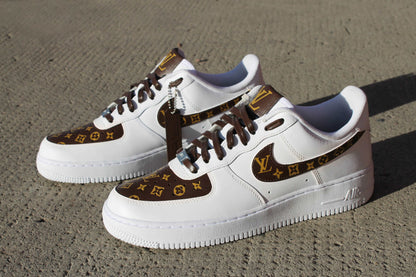 Nike Air Force 1 Shadow Blanco Negro Personalizado
