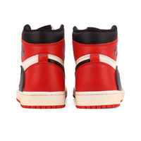 Reversion Swoosh Red Black White TS Custom Air Jordan 1 High
