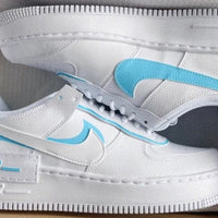 Custom Blue Air Force 1 Shadows