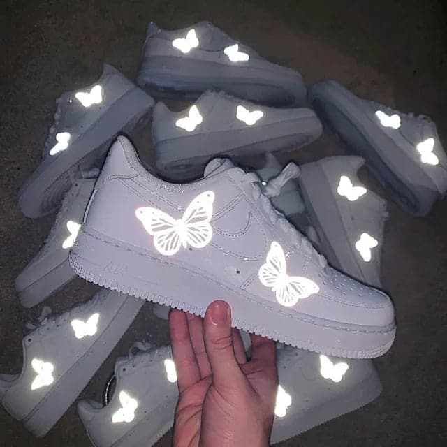 Reflective Butterfly Air Force 1