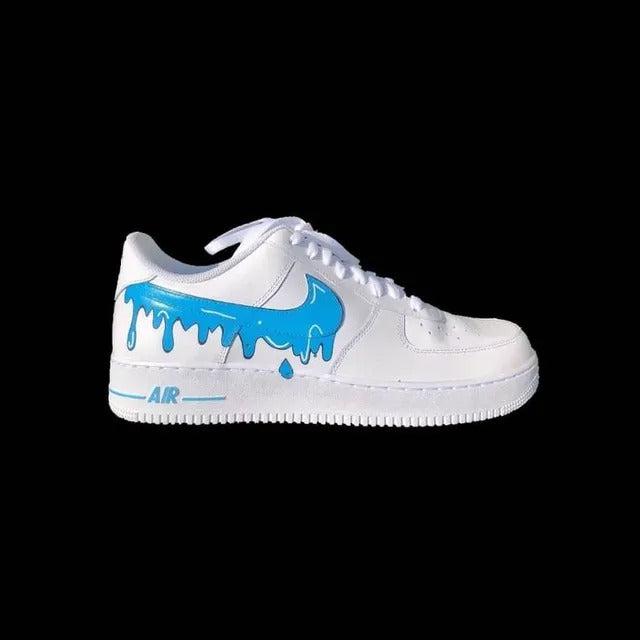 Custom Air Force 1 Blue Drip