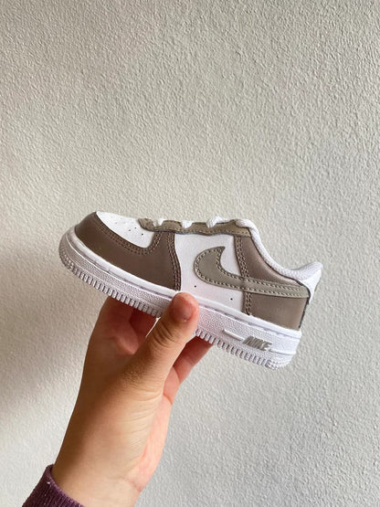 Custom Air Force 1 mocha Mommy Daughter