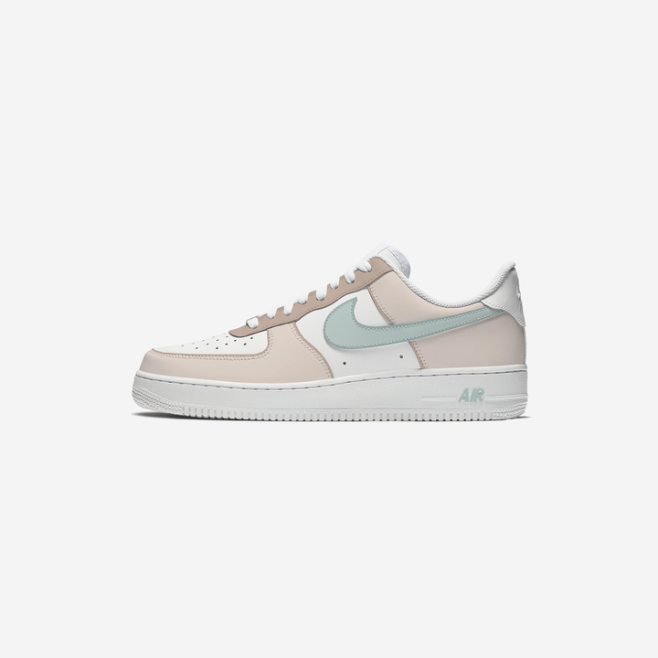 Custom Nike Air Force 1 Cream Brown