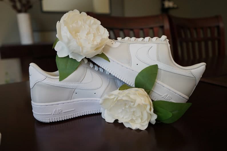 Custom Air Force 1 Beige Nike Air Force 1