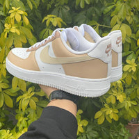 Triple Beige Customs air force 1