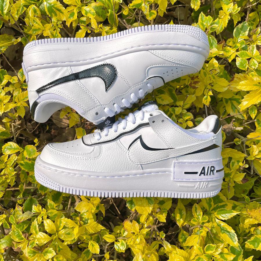 custom air force 1 shadow black
