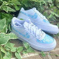 Custom Air Force 1 Baby Blue Louis