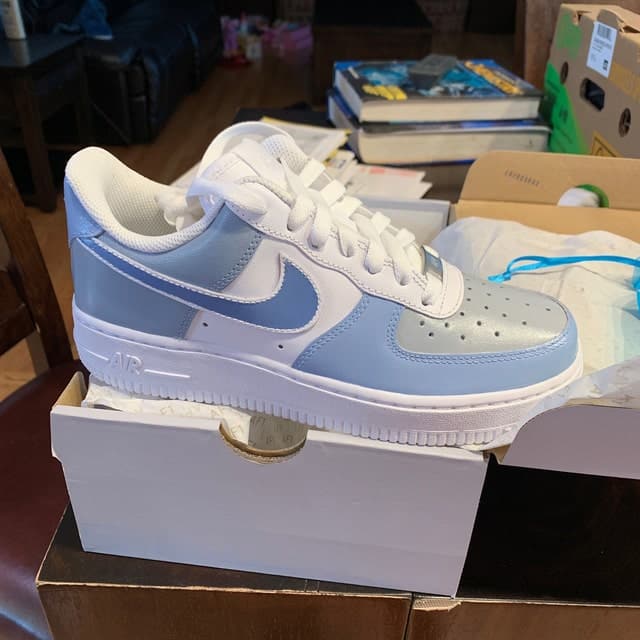 Bule Custom Air Force 1’s