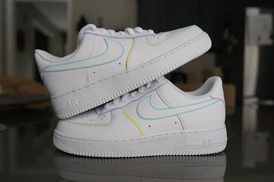 Custom Nike Air Force 1 Painted Color