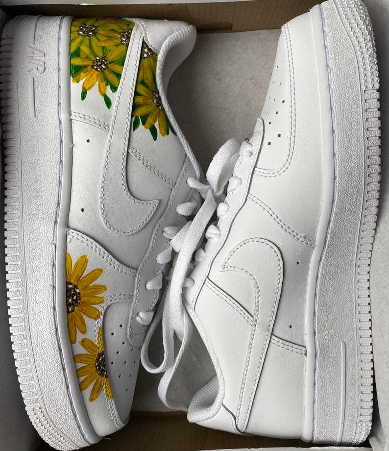 nike air force 1 custom sunflower
