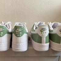 Custom Air Force 1 Green colourblock