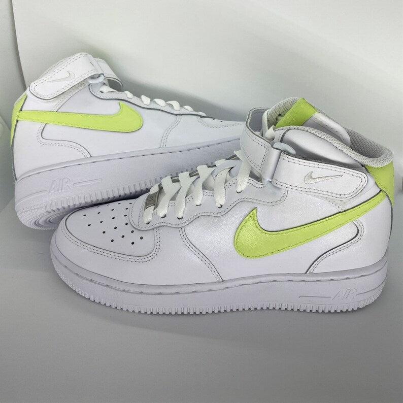 Custom Sage Nike Air Force Ones
