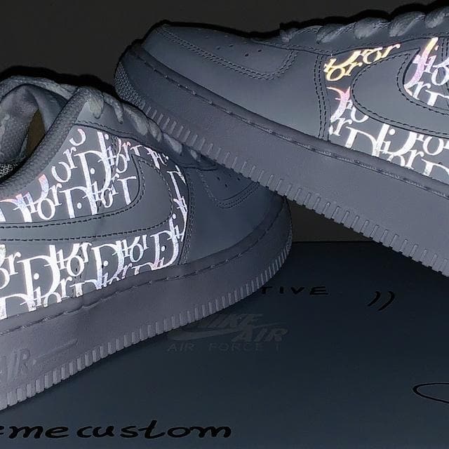 Custom Air Force 1 Dior Aesthetics