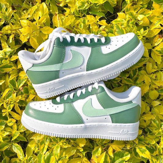 custom air force 1 olive green
