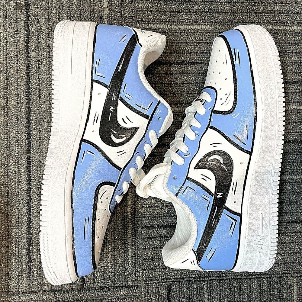 Custom Air Force 1 X Cartoon Blue