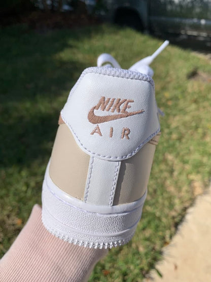 Brown & Beige Custom Air Force 1's
