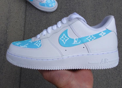 Custom Air Force 1 Blue LV