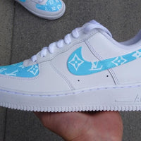 Custom Air Force 1 Blue LV