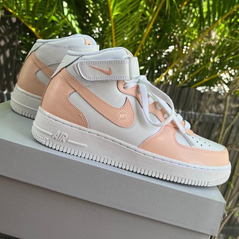 Peach Custom Air Force 1