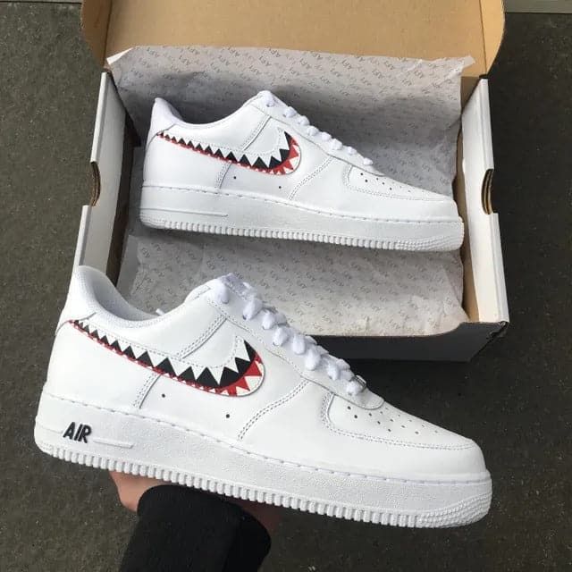 Custom Air Force 1 sharks