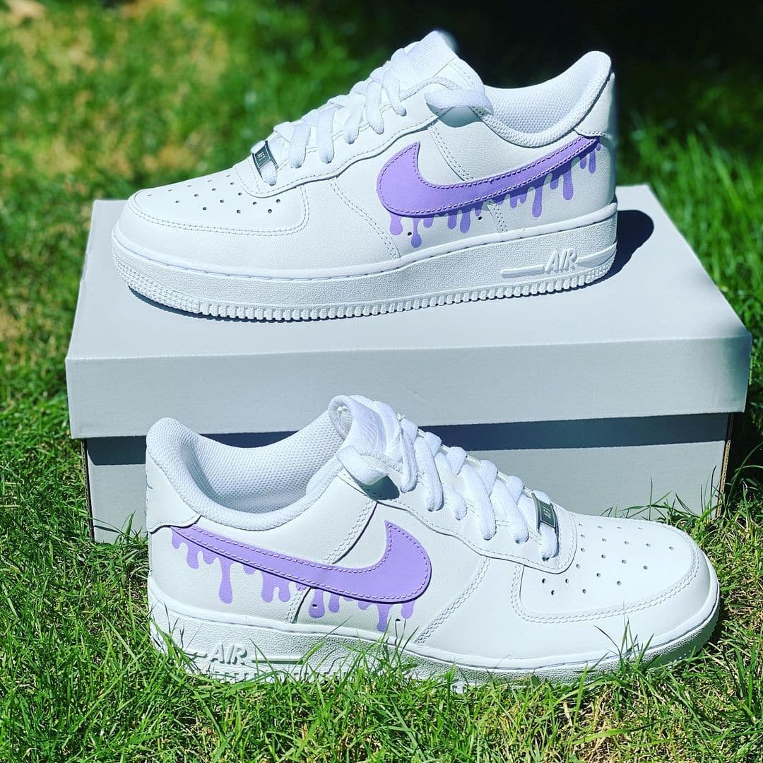 Custom Dripping Swoosh Air Force 1’s