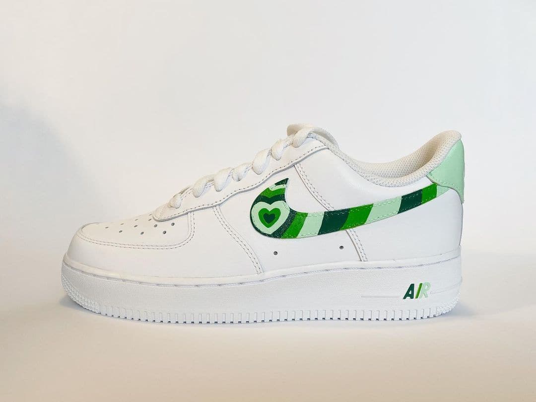 Custom Air Force 1 Cute Green