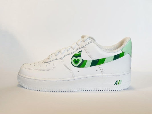 Custom Air Force 1 Cute Green