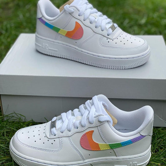Custom Rainbow Trademark AF1’s