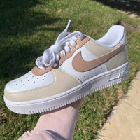 Brown & Beige Custom Air Force 1's