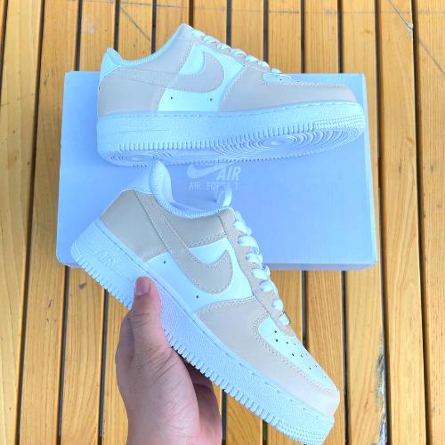Custom Air Force 1 X Beige