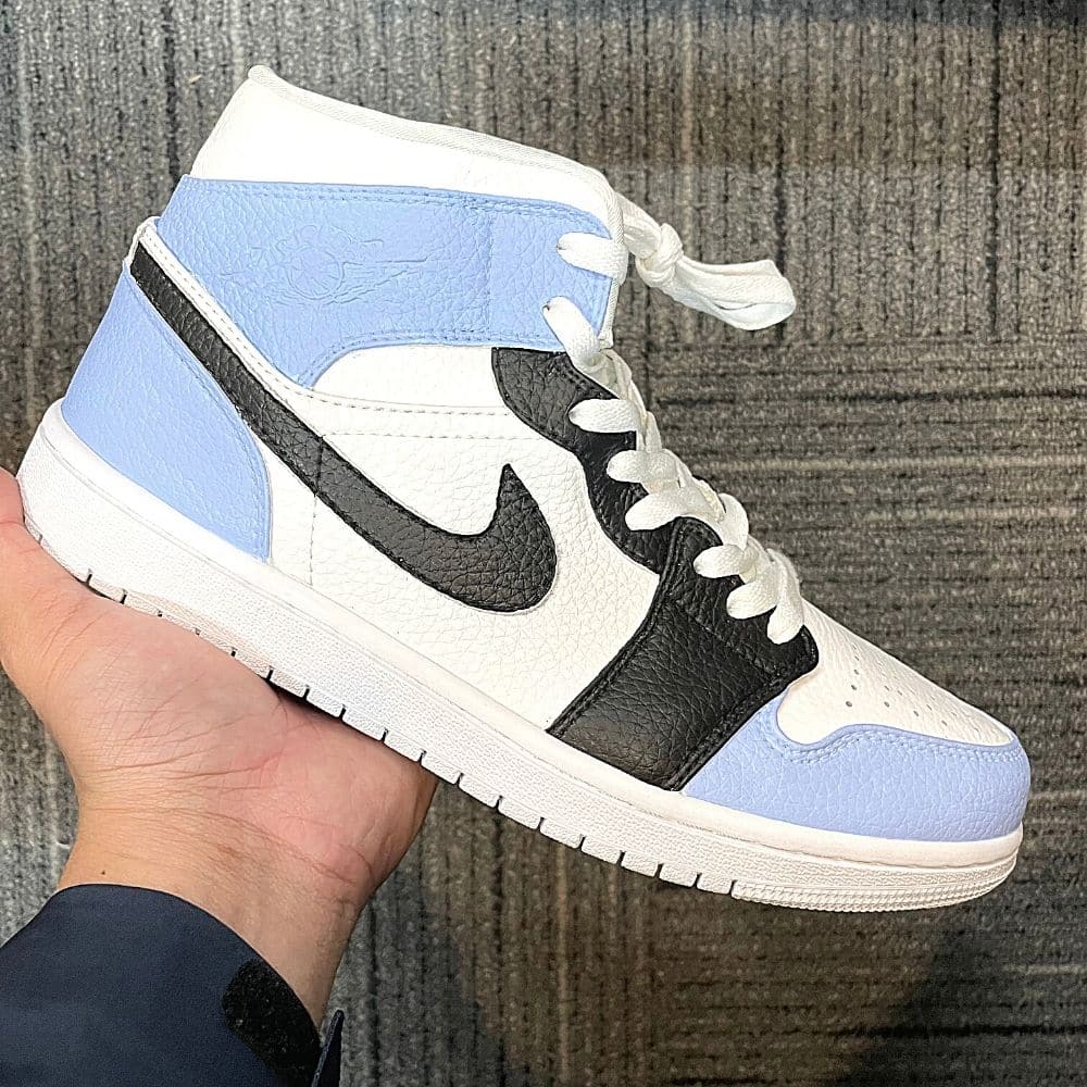 Custom Air Jordan 1 X Black Blue