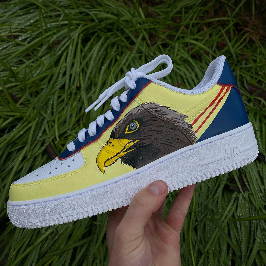 Custom Nike Air Force 1 Club América custom AF1 ⚽️