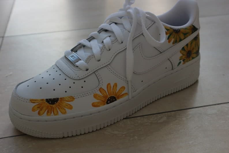 Custom Nike Air Force 1 X Sunflower