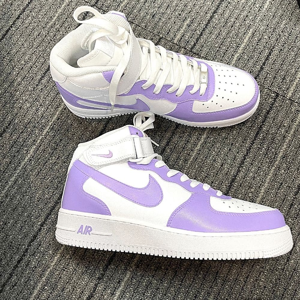 Custom Air Force 1 Mid Purple