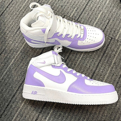 Custom Air Force 1 Mid Purple