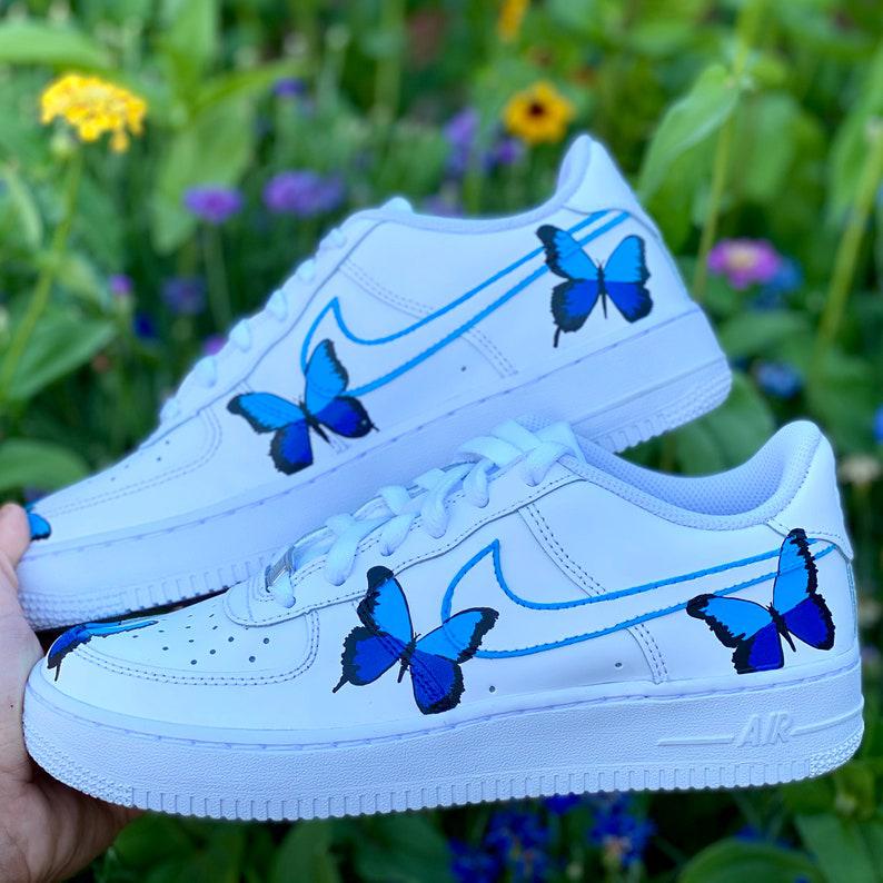 Custom Butterfly Air Force Ones