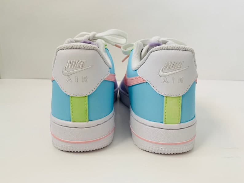 Pastels Custom Air Force 1's water Resistant