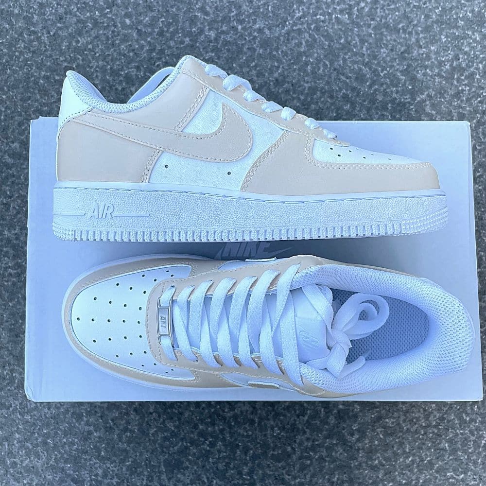 Custom Air Force 1 X Beige