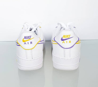 Yellow and Purple _lakers_ Colours_ Painted