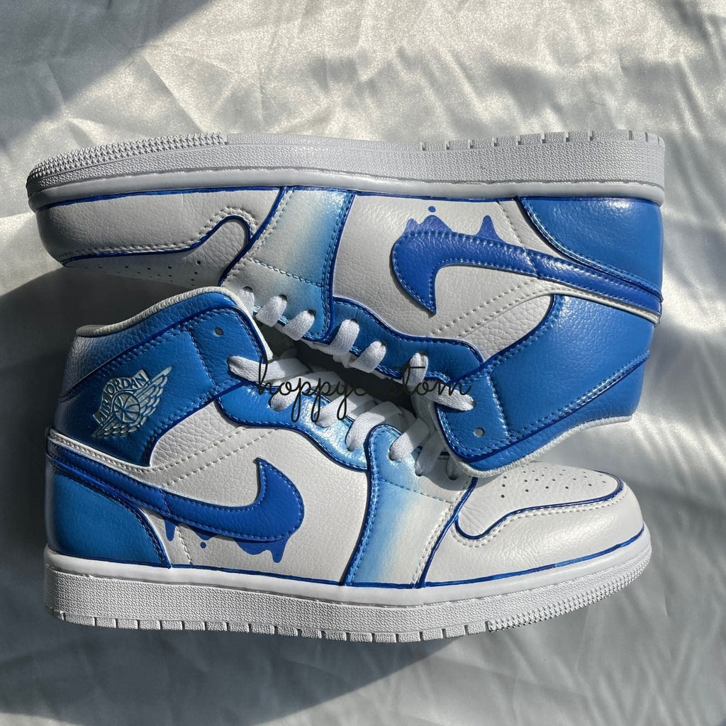 CUSTOM AIR JORDAN 1 MID CUSTOM NIKE