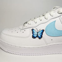 Custom Air Force 1 blue Butterflies
