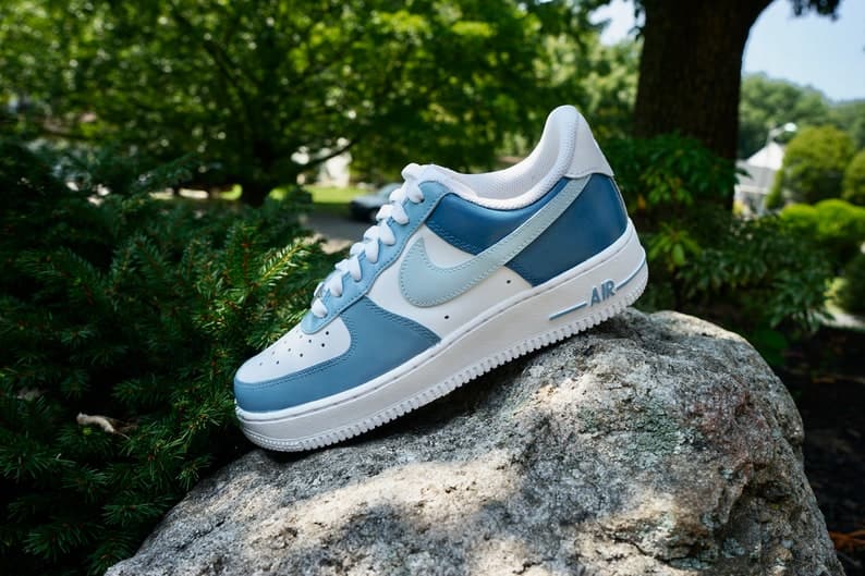 Blue Air Force 1 Custom Nike Air Force 1